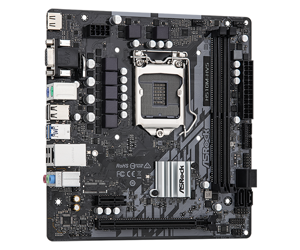 Asrock h510m hvs какие процессоры поддерживает